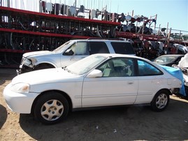 2000 Honda Civic Ex White Coupe 1.6L Vtec AT #A22570